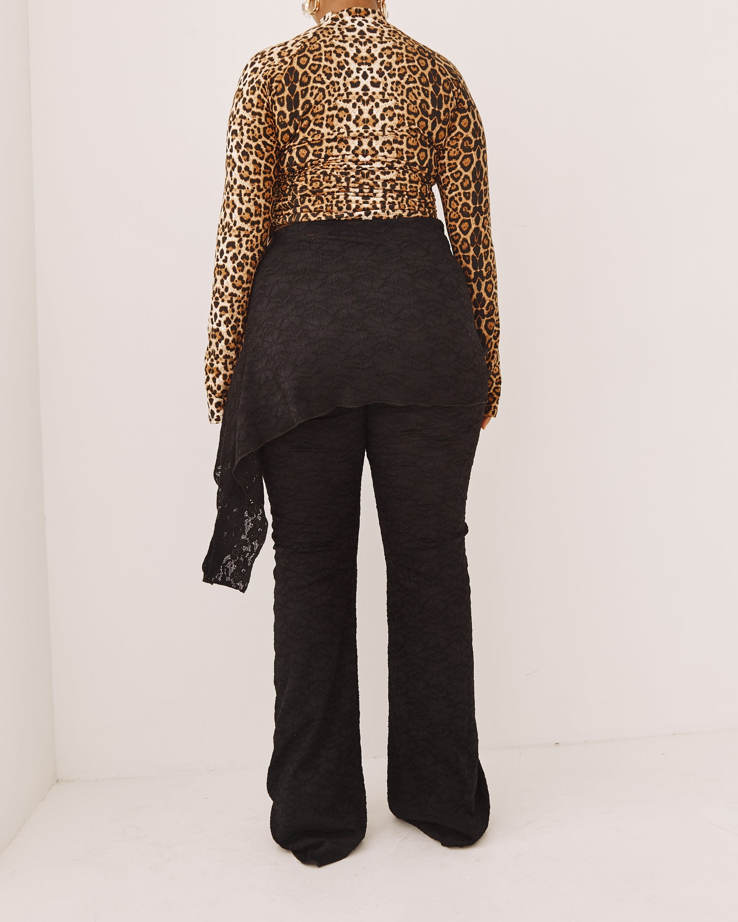 The Lace Pant - Thick Black