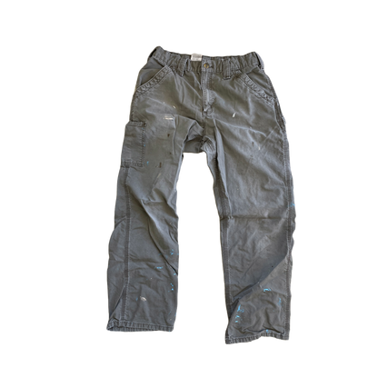 Distressed Medium Stone Carhartt Pant
