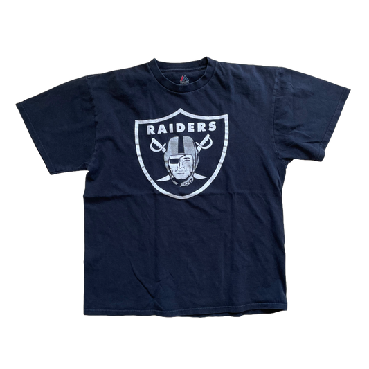 VINTAGE Raiders Majestic Black Tee