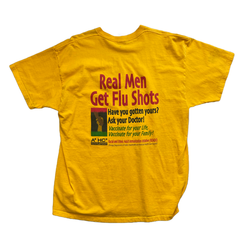 RARE VINTAGE 90s Black Men Health T-Shirt