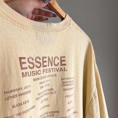 VINTAGE 2002 Essence Fest Yellow T-Shirt