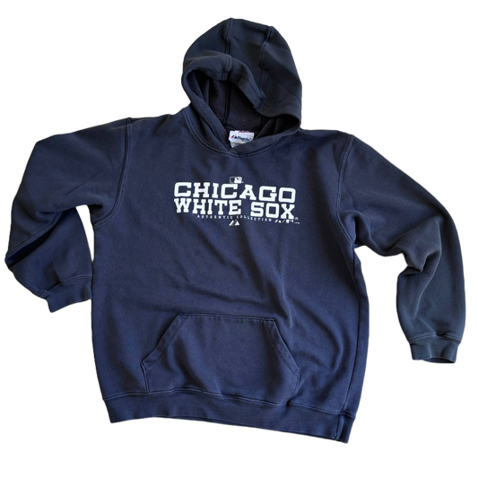 Y2k Chicago White Sox Dark Grey Hoodie